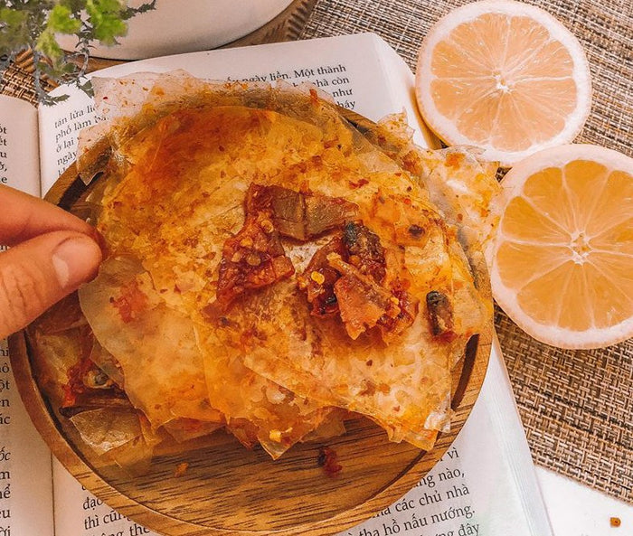 HOMEMADE Bánh Tráng Mực Rim Sate (100g)